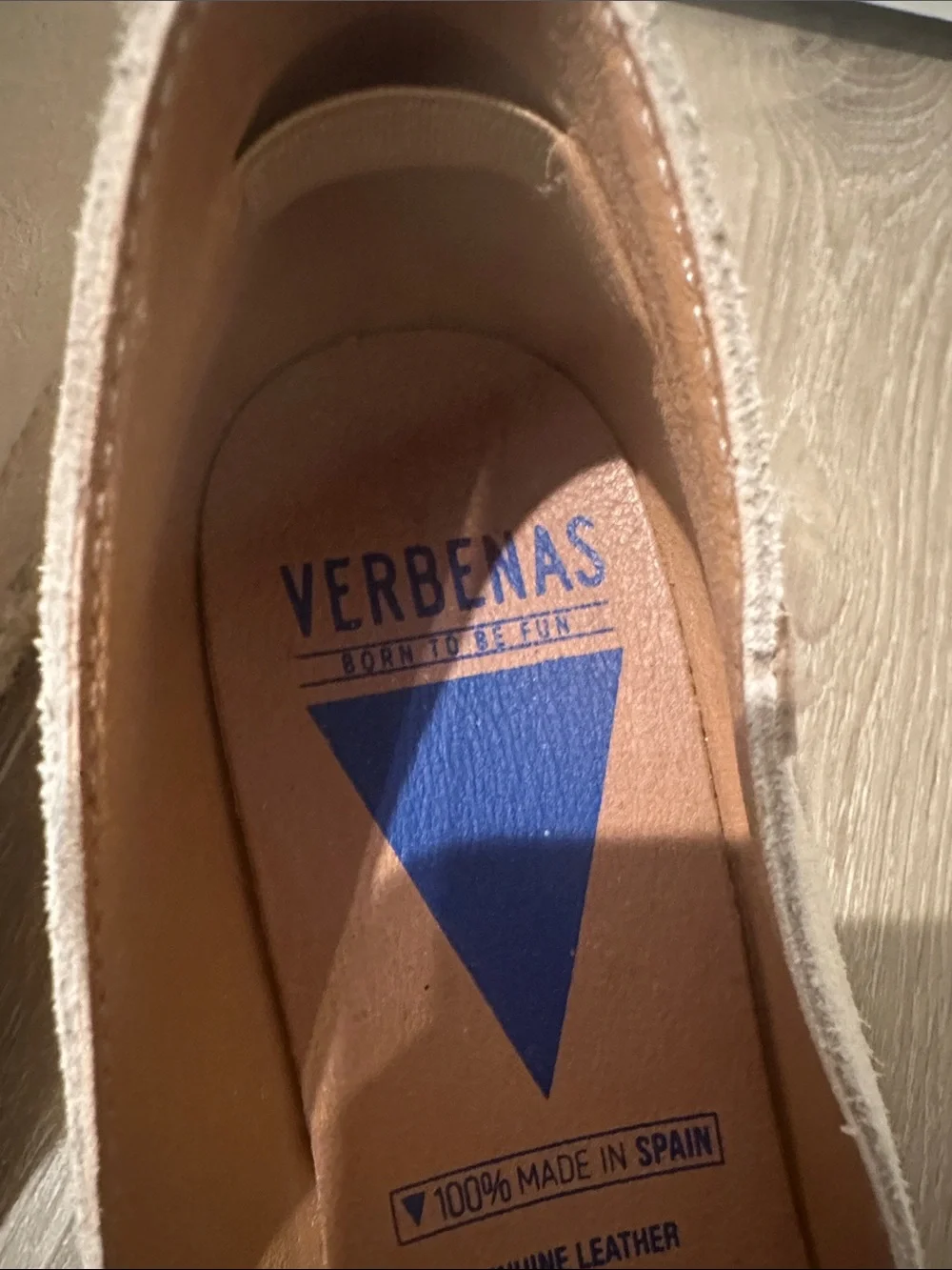 Verbenas Cream Suede Espadrille Flats